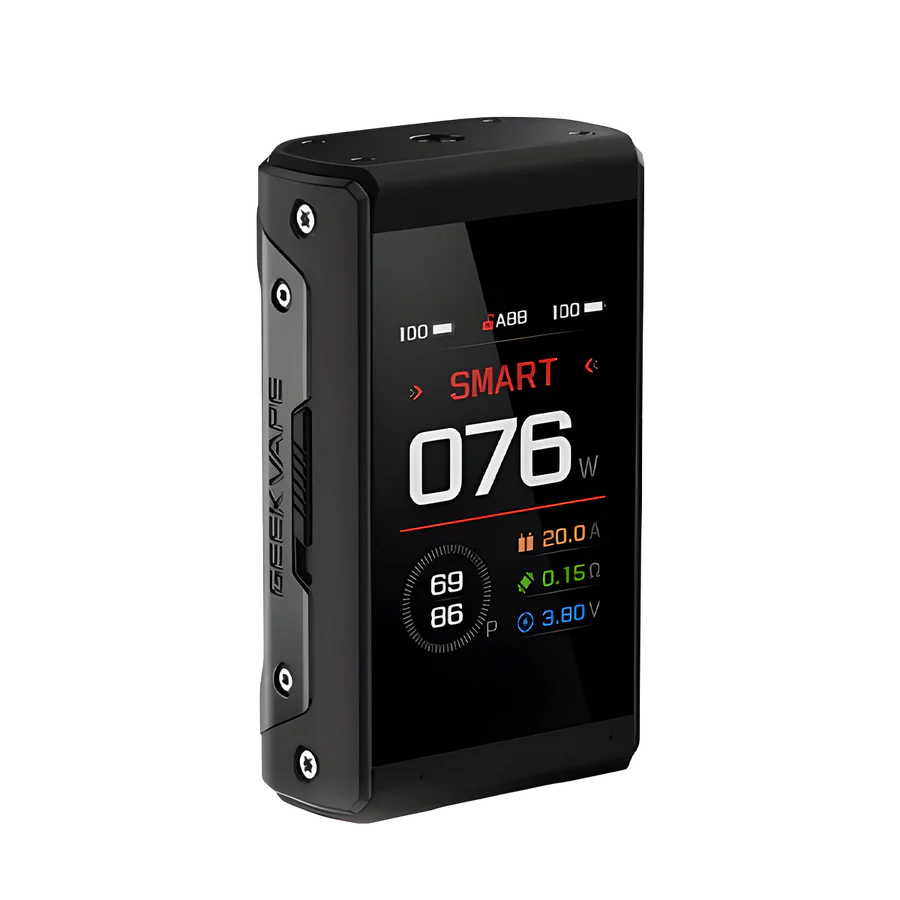 Geekvape T200 Mod - 1 200W güç ve dokunmatik ekranıyla uygun fiyatlı Geekvape T200 Mod, salt nikotin için idealdir.