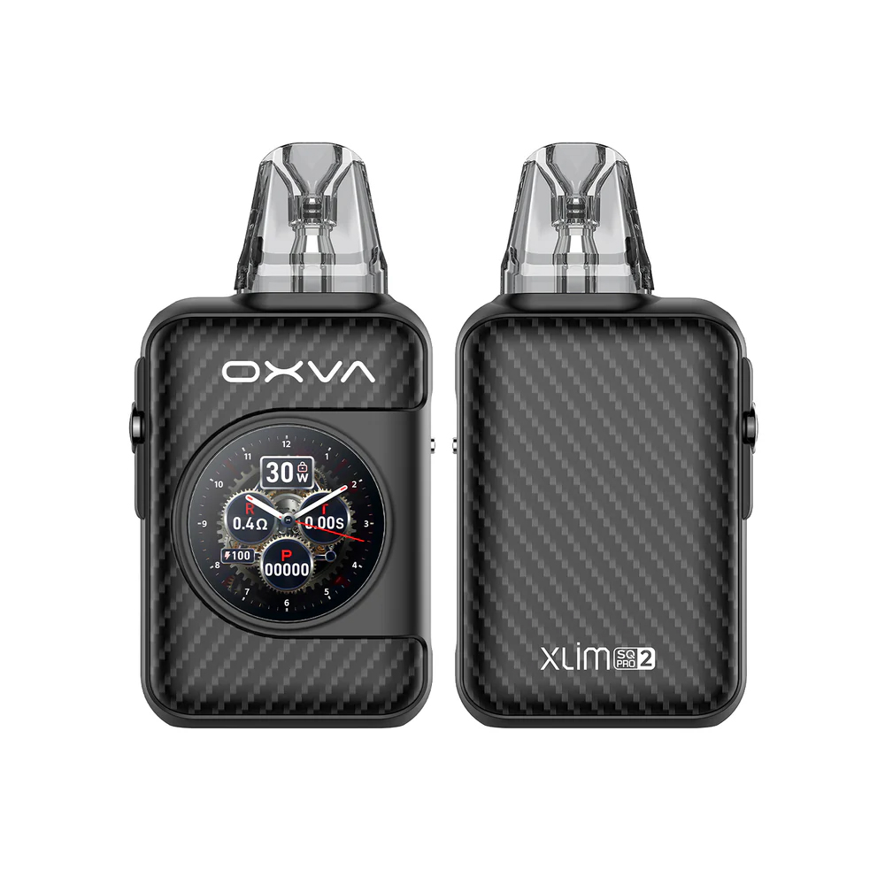 Oxva Xlim SQ Pro 2 1600mAh pil ve ayarlanabilir hava akışıyla zengin buhar sunan Oxva Xlim SQ Pro 2, uygun fiyatıyla salt nikotin için ideal.