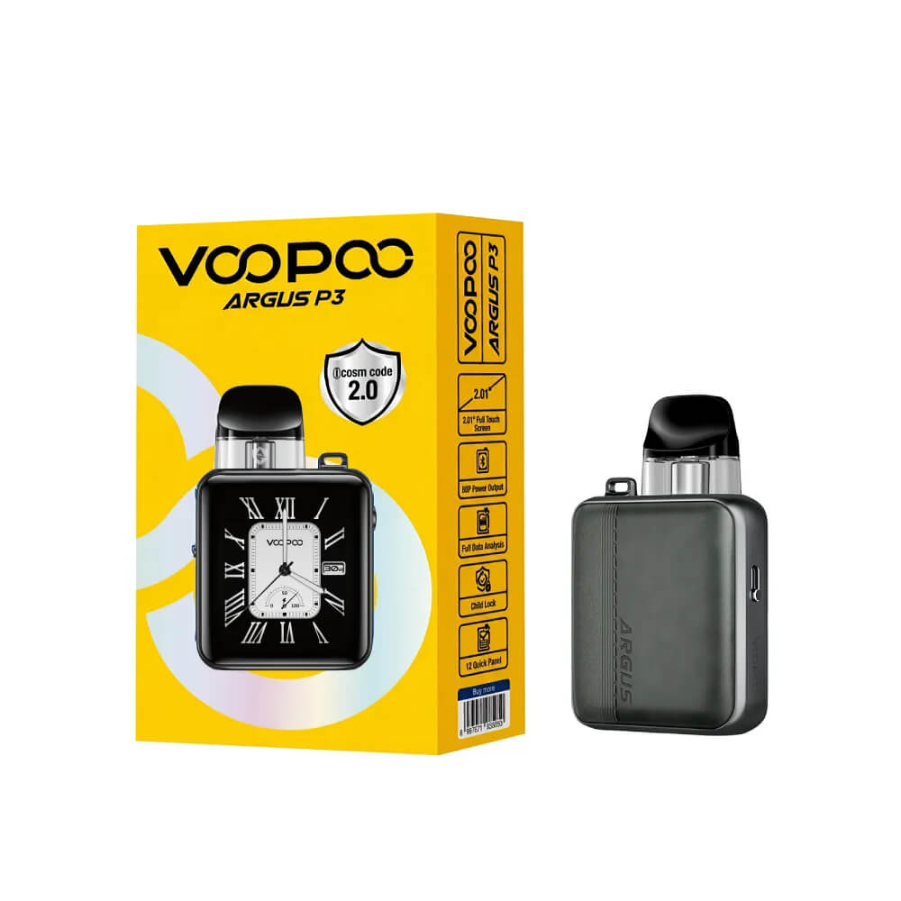 Voopoo Argus P3 Pod Mod 1500mAh - 3 Dokunmatik ekranlı Voopoo Argus P3 Pod Mod, 1500mAh bataryası ve uygun fiyatıyla salt nikotin için kişiselleştirilmiş buhar deneyimi sunar.