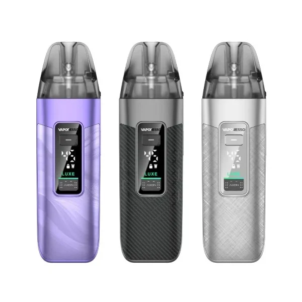 2600mAh batarya ve 45W güçle yoğun buhar sunan Vaporesso LUXE X3, salt nikotin için uygun fiyatlı bir pod mod kit.