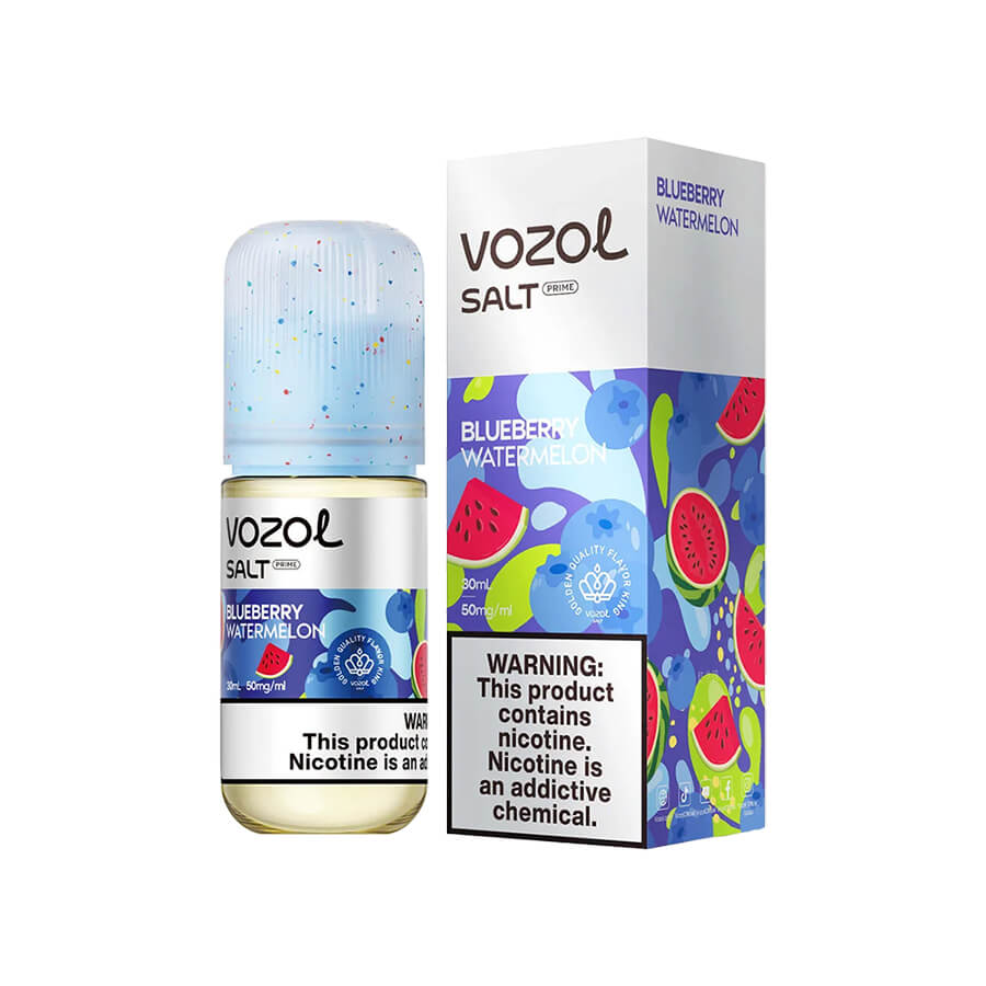 Vozol Blueberry Watermelon 30/50mg Salt Likit Fiyatı Uygun fiyatlı Vozol Blueberry Watermelon salt likit, yaban mersini ve karpuzun ferah uyumuyla 30MG ve 50MG nikotin seçenekleri sunar.