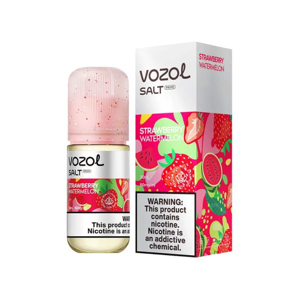 Vozol Strawberry Watermelon salt likit, çilek ve karpuz aromasıyla 30MG veya 50MG seçeneklerinde uygun fiyatlı pod kullanımı sunar.