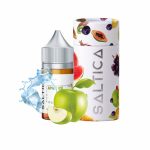 Uygun fiyatlı 35mg ve 50mg salt nikotin seçenekleriyle kırmızı elma, vanilya, krema ve ferahlatıcı ICE aromalarını birleştiren Saltica Apple Ice Salt Likit.