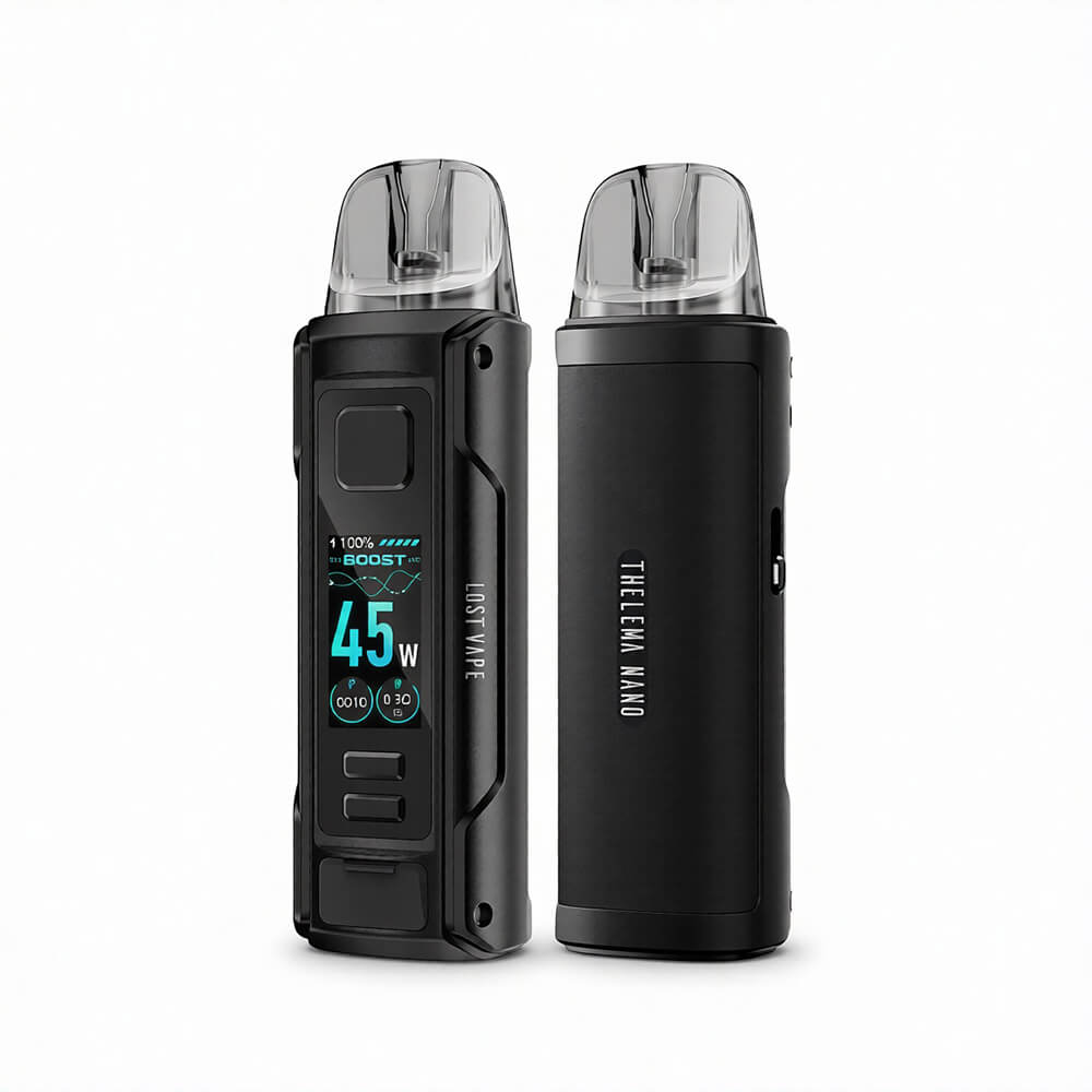 1500 mAh pil ve 45W güçle yoğun aroma sunan bu cihaz, uygun fiyatlı salt nikotin kullanımı için idealdir.