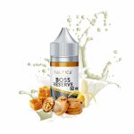 Uygun fiyatlı Saltica Boss Reserve Salt Likit, ceviz, kurabiye, süt, muz ve bal aromalarıyla 35mg ve 50mg salt nikotin seçenekleri sunar.