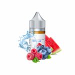 Uygun fiyatlı Saltica Frozen Jam Salt Likit, yaban mersini reçeli, karpuz ve ahududu krema lezzetini buz etkisiyle 35mg veya 50mg salt nikotin seçeneğiyle sunar.