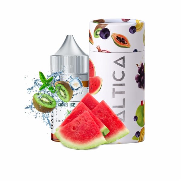Saltica Kanzi Ice Salt likit, karpuz ve çilek aromalı uygun fiyatlı 35mg ile 50mg salt nikotin seçeneği sunar.