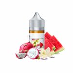 Ejder meyvesi, karpuz ve vanilya muhallebisi aromalarıyla uygun fiyatlı 35mg veya 50mg salt nikotin seçeneği sunar.