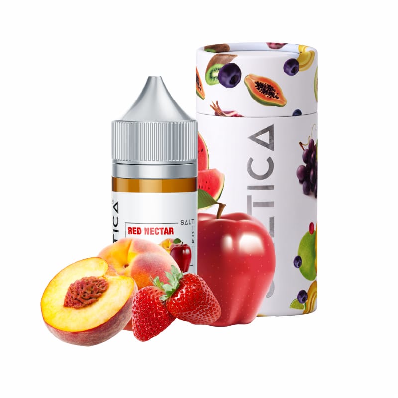 Saltica Red Nectar Salt Likit 35/50mg Fiyatı - 2 Uygun fiyatlı kırmızı nektar tadındaki bu salt nikotin likiti, 35mg ve 50mg seçenekleriyle sunuluyor.