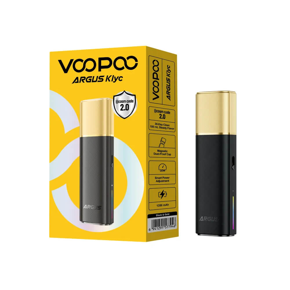 Voopoo Argus Klyc Pod Mod 1350mAh - 1 Uygun fiyata 1350mAh pil ve 30W çıkış sunan Voopoo Argus Klyc Pod Mod ile kompakt vaping deneyimi.